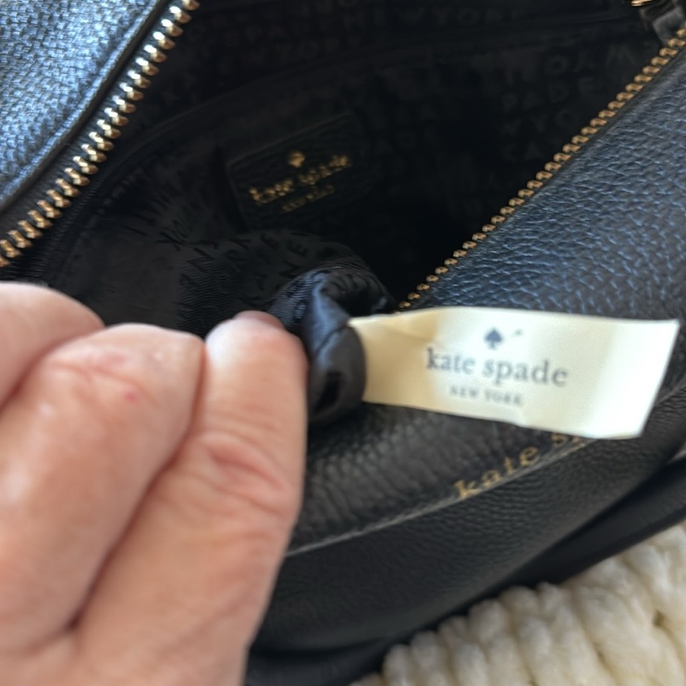 Kate Spade Black Leather Bag - Picture 6 of 7